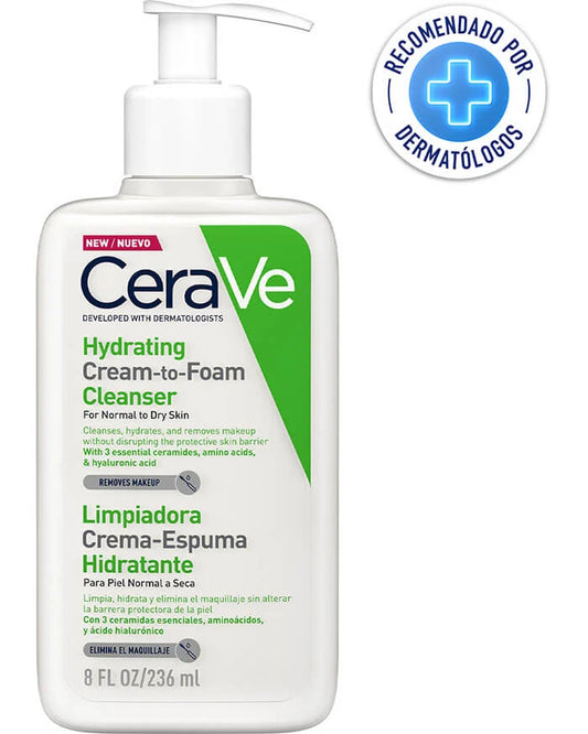 CeraVe - Limpiadora Crema-Espuma Hidratante